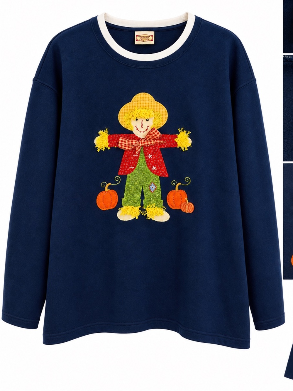 Vintage Decorated Originals Scarecrow Pumpkin Fall Sweatshirt – XXL